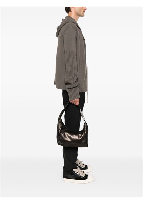 Borsa a spalla in pelle gemini in nero Rick Owens - unisex RICK OWENS | RA02E0721LCA09